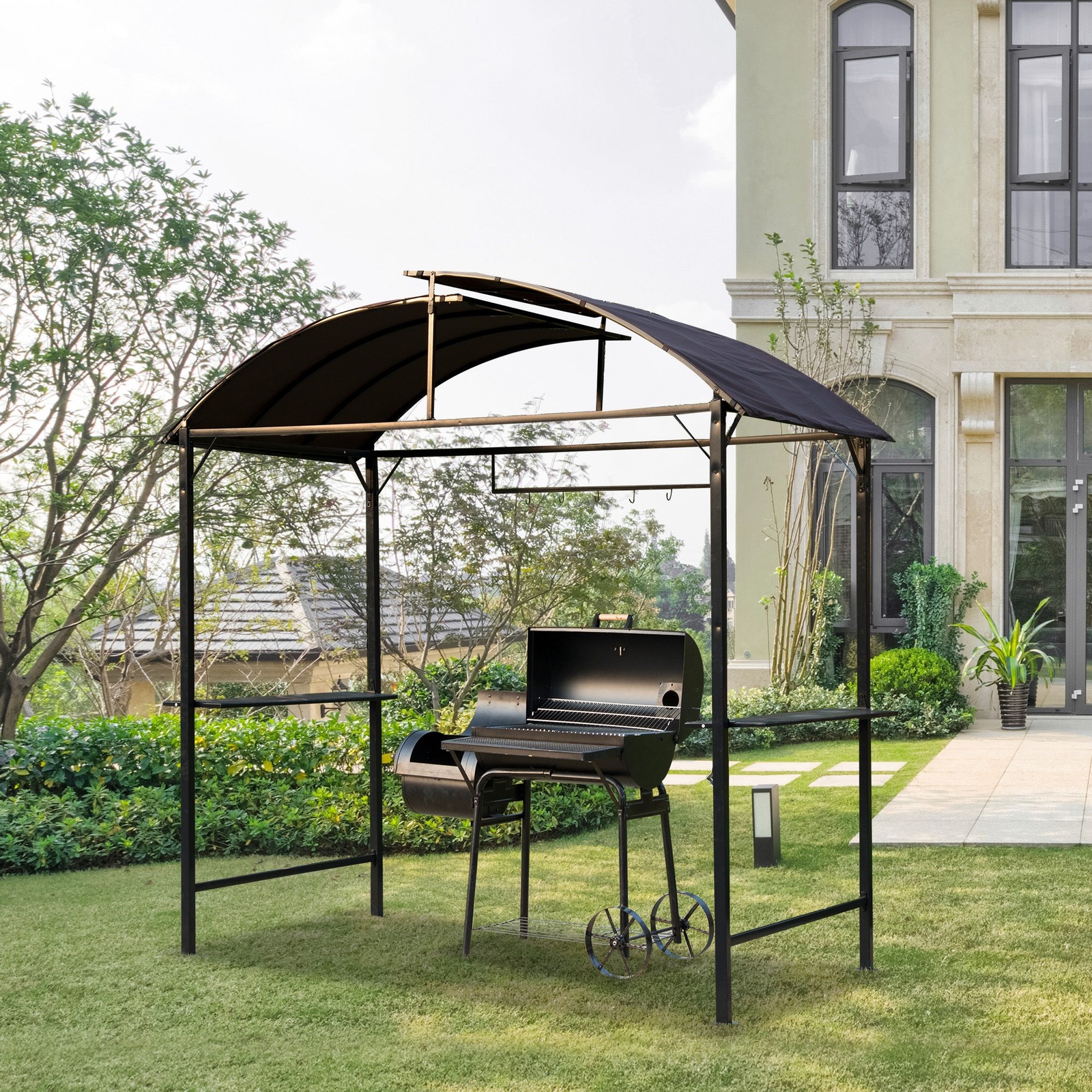 Gazebo Marquee Canopy Awning Shelter Garden Patio BBQ Tent Grill Coffee