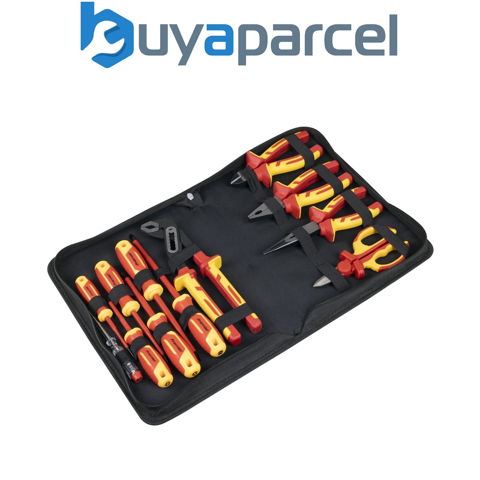 Sealey AK83463 Screwdriver, Pliers & Scissor Set 12pc - VDE Approved