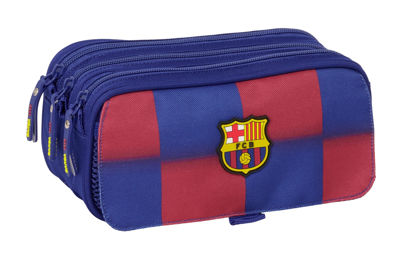 Safta F.C. Barcelona 1st Team 25/26 – Triple Big Pencil Case, Children's Pencil
