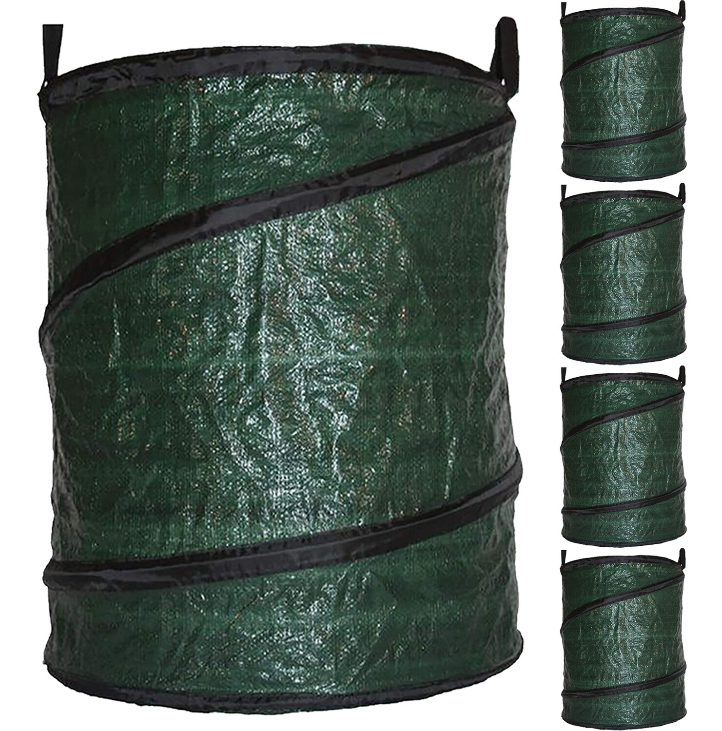 Garden Grow Bag Large Reusable Vegetable Fruit Growing Collapsible Pop-Up 90L x5
