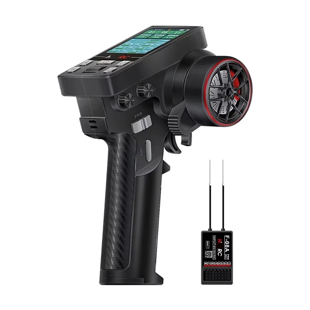 CT-8B 8CH Transmitter Remote Controller 2.4Ghz Radio&F-08A Receiver for RC2436