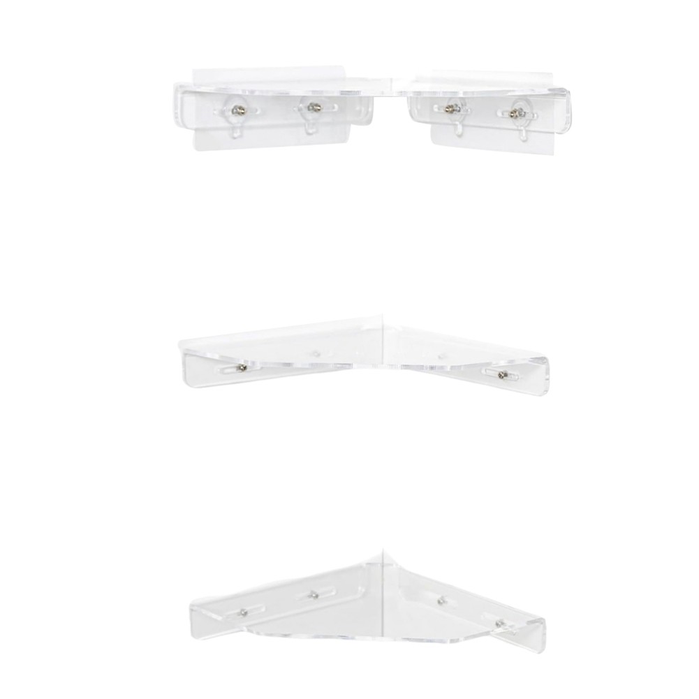 Bathroom for Kitchen Bedroom Floating Shelves Small Triangle 3 Pcs Wall6065
