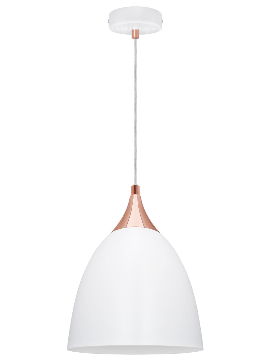Vintage Metal Ceiling Pendant Shade Modern Rose Gold Top Hanging Light M0169