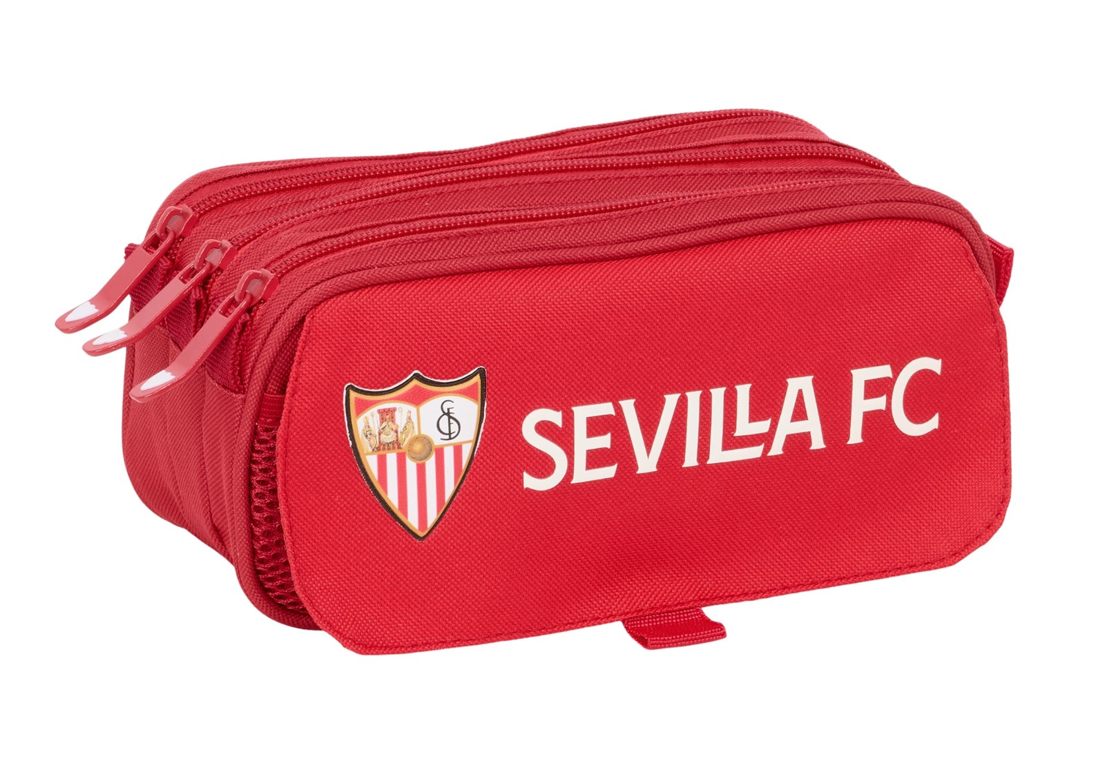 Safta SEVILLA FC - Triple Big Recycled Pencil Case, Children's Pencil Case, Idea