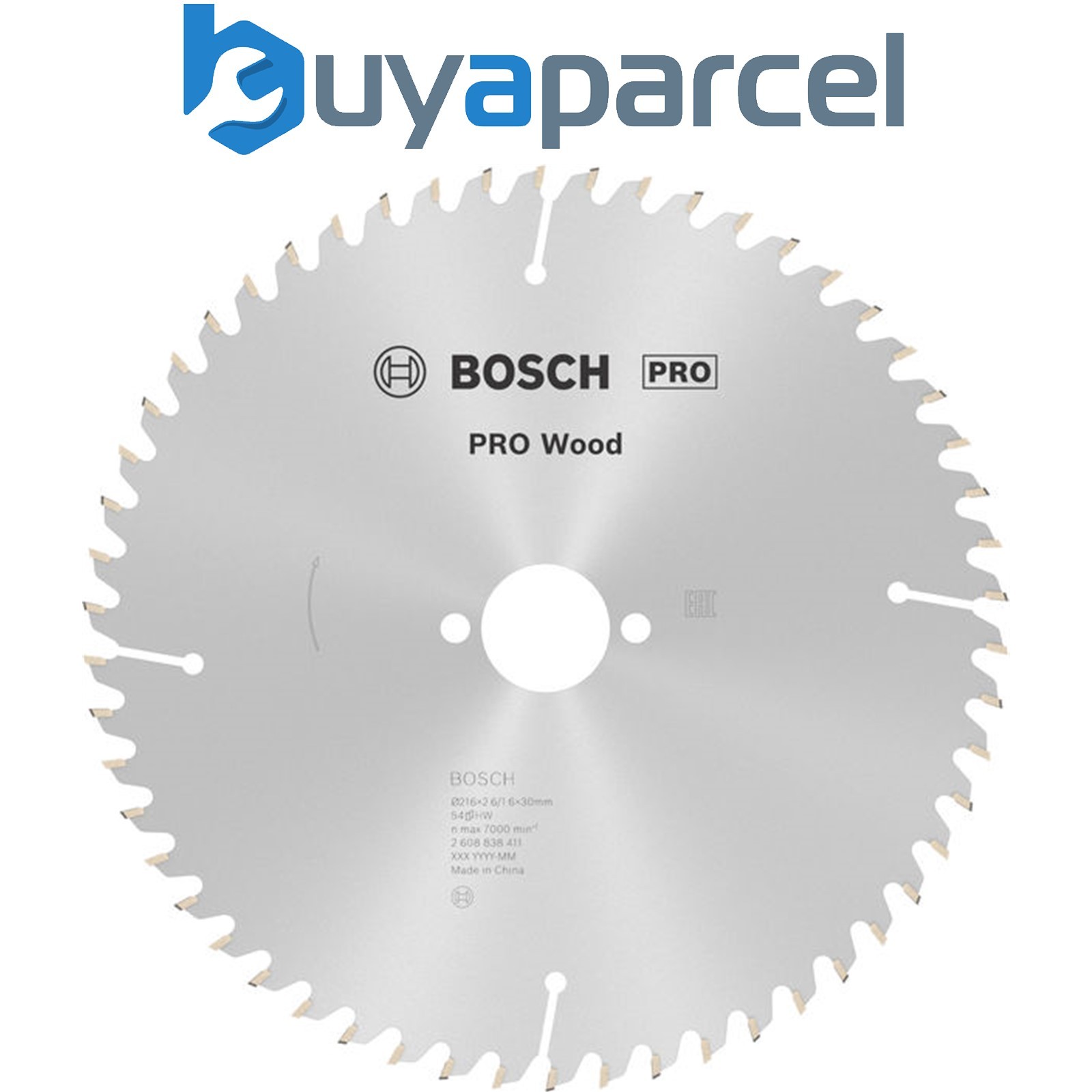 Bosch PRO Wood Circular Saw Blade 216 x 2.6 x 30 mm T54 2608838411