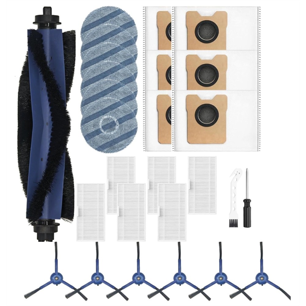 Accessories for Omni C20 Robot Vacuums Parts Main Side Brush Hepa Mop9086