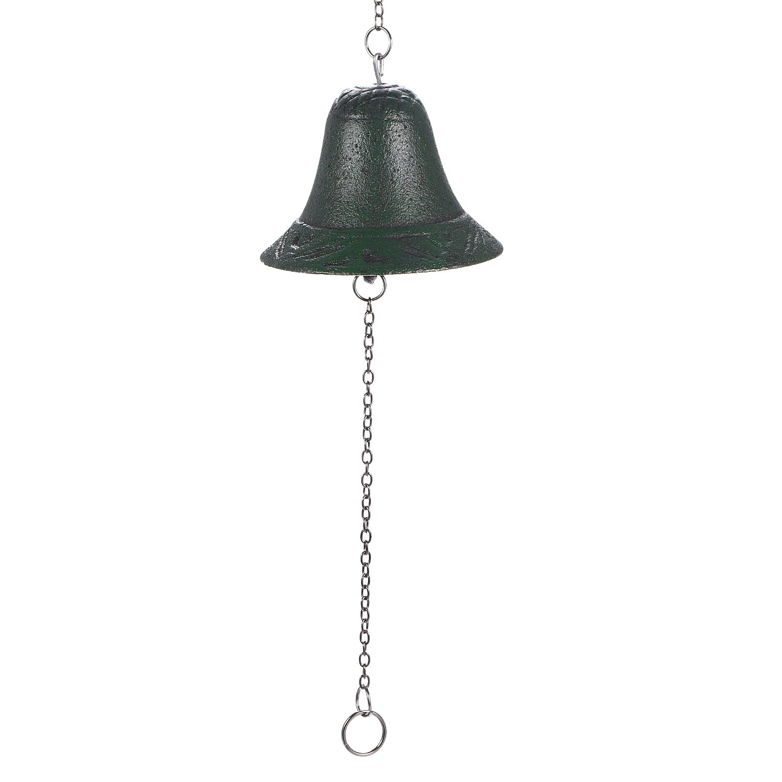 Japanese Wind Chime, Temple Bells Retro Outdoor Hanging Metal, Temple, Green