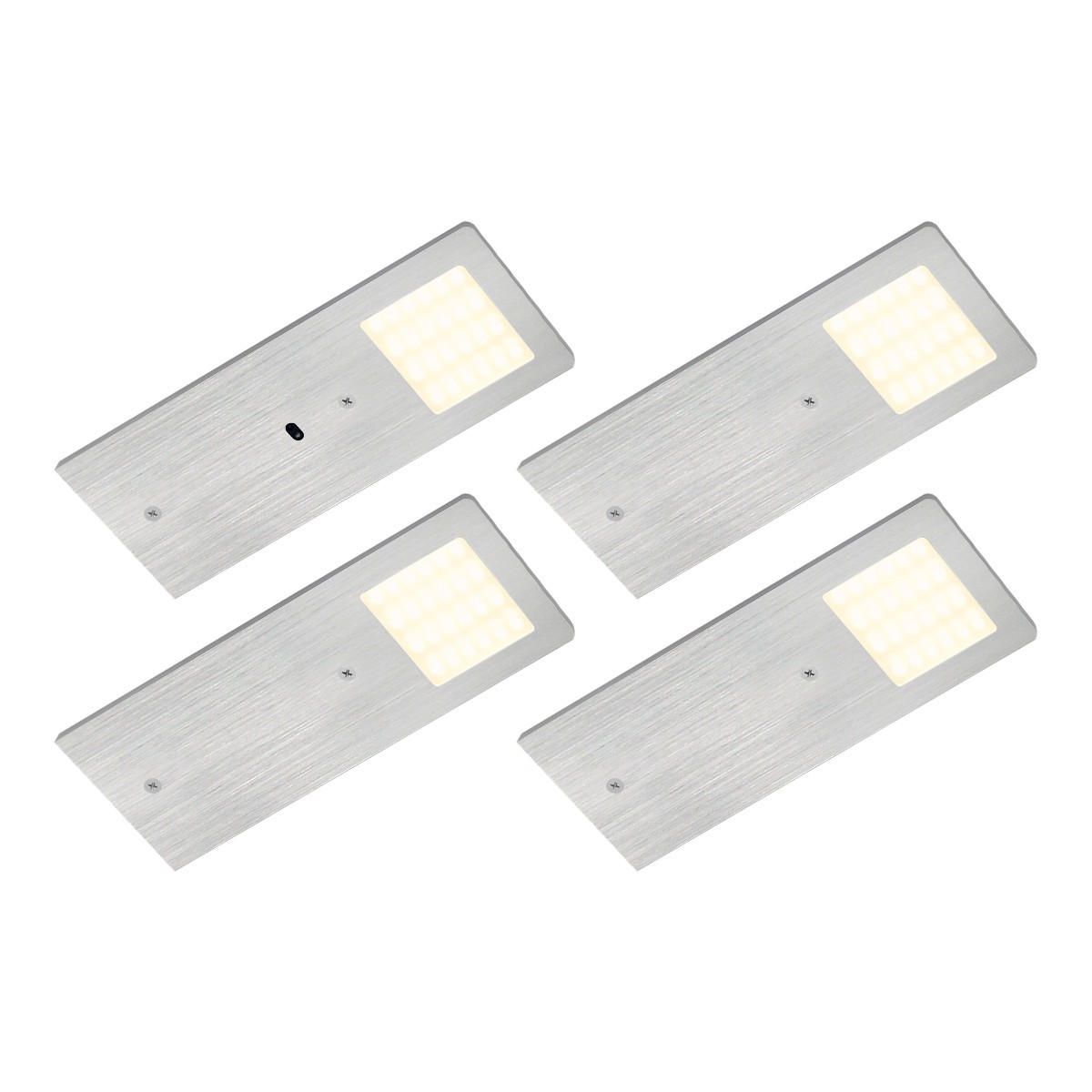 LED Under Cabinet Light 4 PCs 20W 3000K Dimmable with Handwave IR Sensor UC06