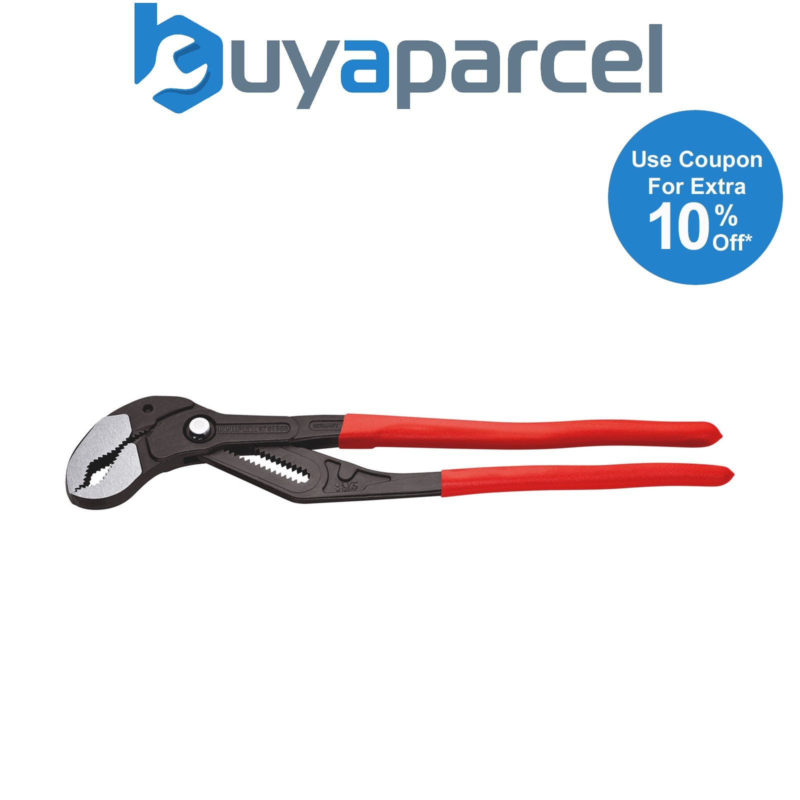 Draper 64952 KNIPEX 87 01 560 Cobra XXL Pipe Wrench and Water Pump Pliers, 560mm