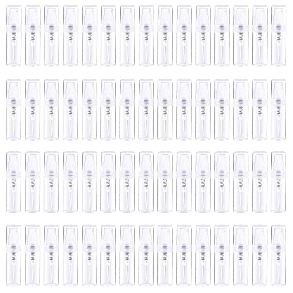 6X(60Pcs  Bottle 2Ml,Refillable Plactic Bottle,Perfume9885