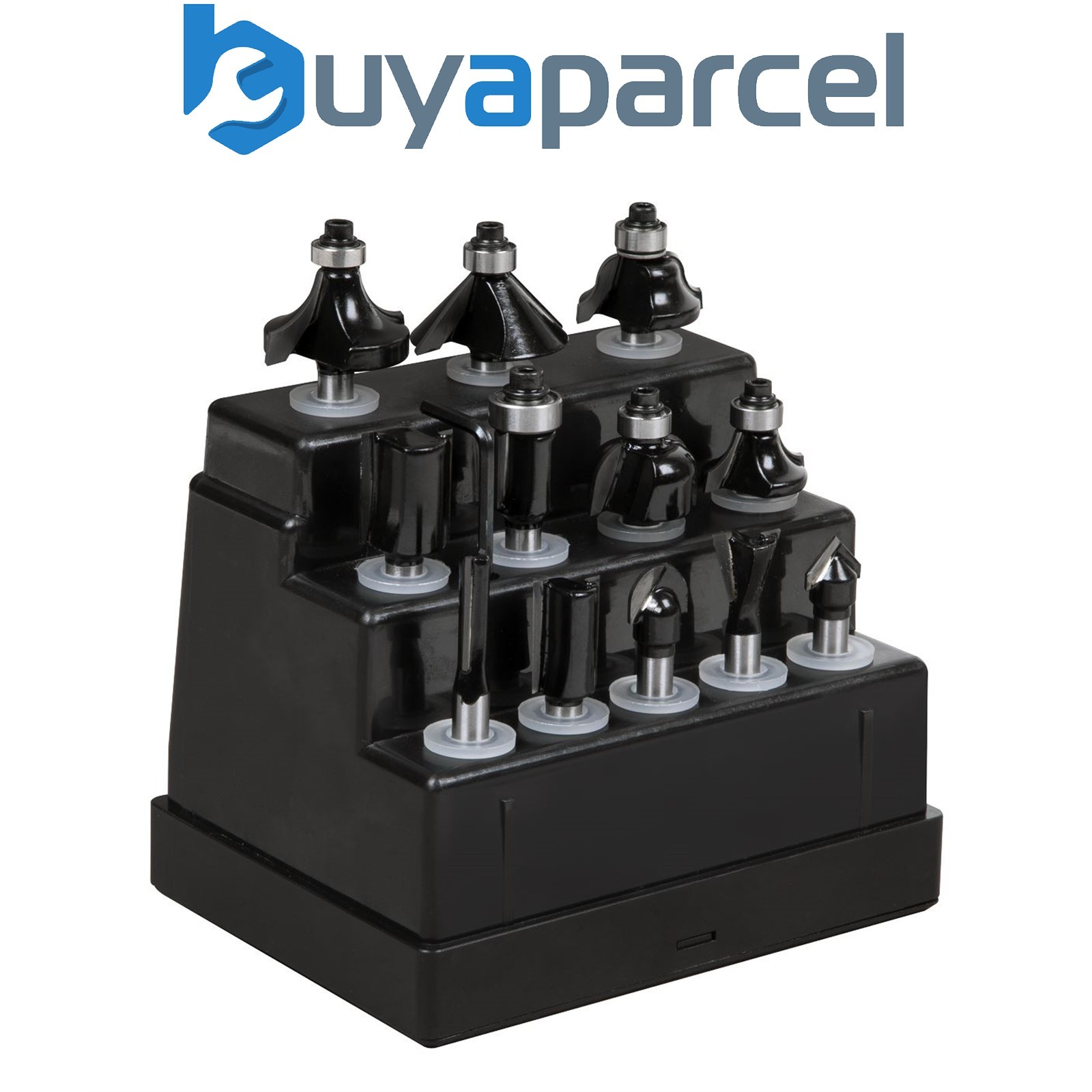 Sealey AK9912 Router Bit Set 1/4" Shank 12pc