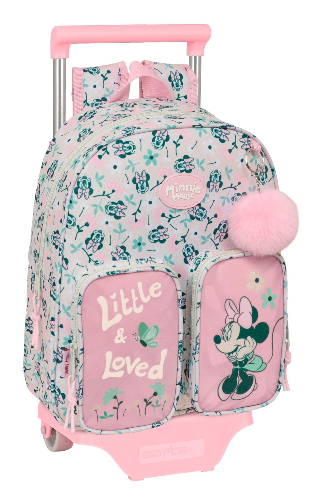Minnie Mouse Minty – Children's Backpack with Trolley SAFTA 705, Ideal for Child