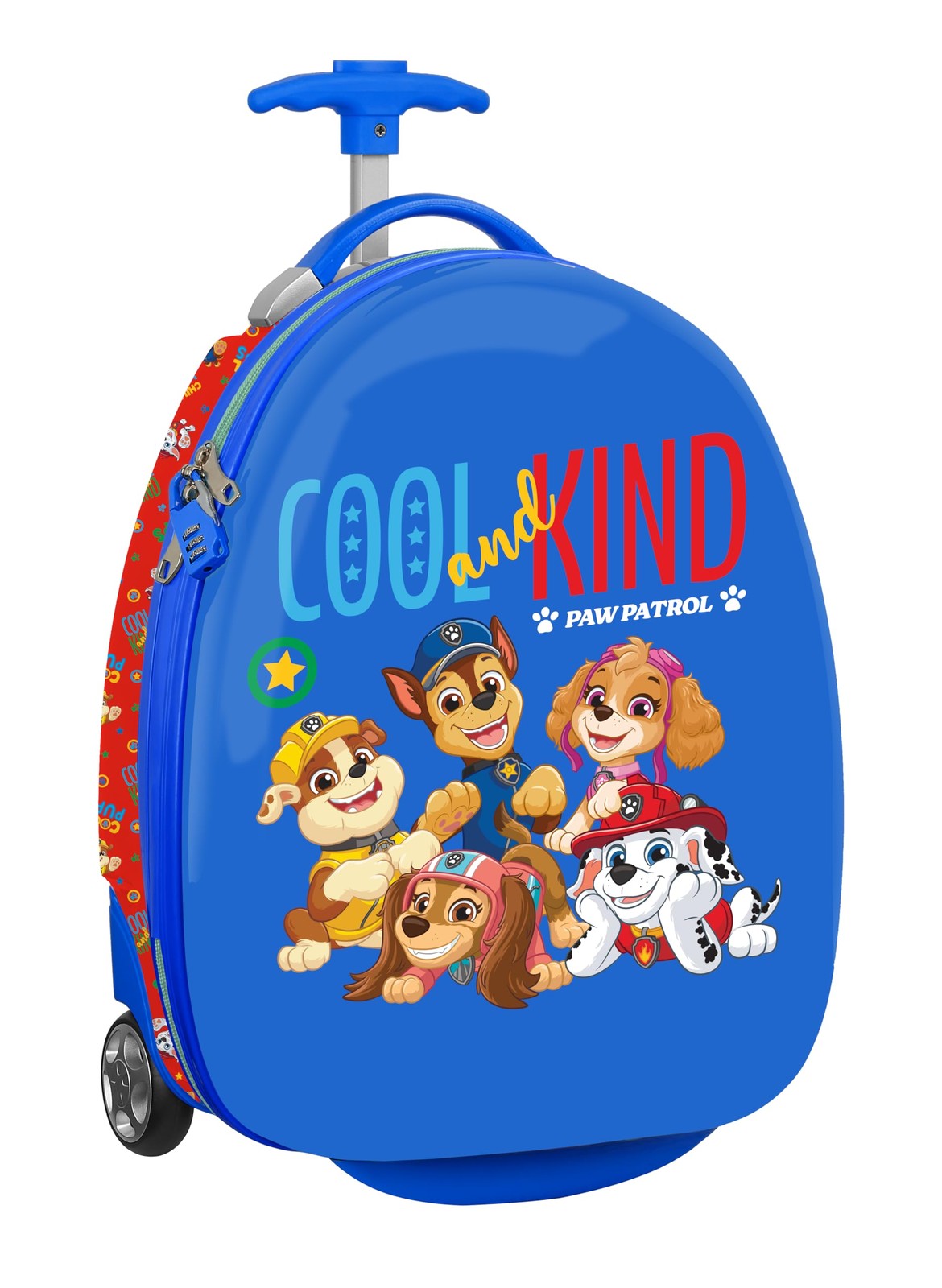 PAW PATROL COOL – Cabin Trolley 16 Inches, Suitcase with Wheels, Security Lock,