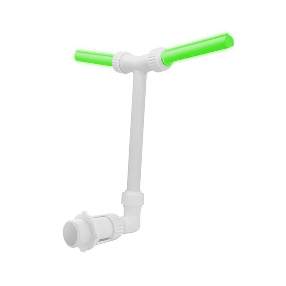 Swimming Pool Fountain Stand Pond Waterfall Fountain Fluorescent Adjustable7337