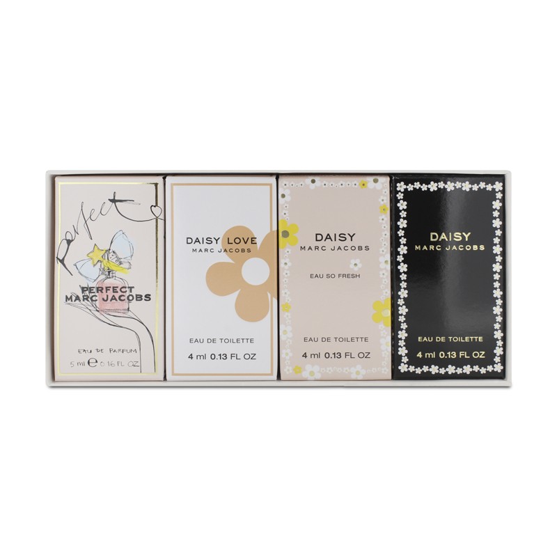Marc Jacobs Daisy Fragrance Gift Set For Her 4ml x 3 & 5ml x 1 Women Miniature