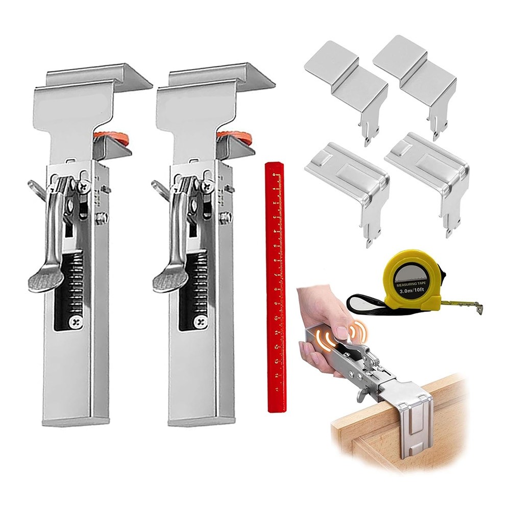 Drawer Front Installation Clamps, Adjustable Drawer Fixing Clamp for9176