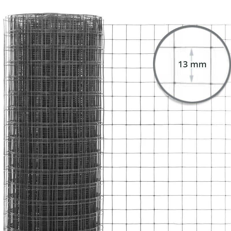 Galvanized Chicken Wire Mesh Fencing Chicken Netting Rabbit Fence Pet Garden 5m