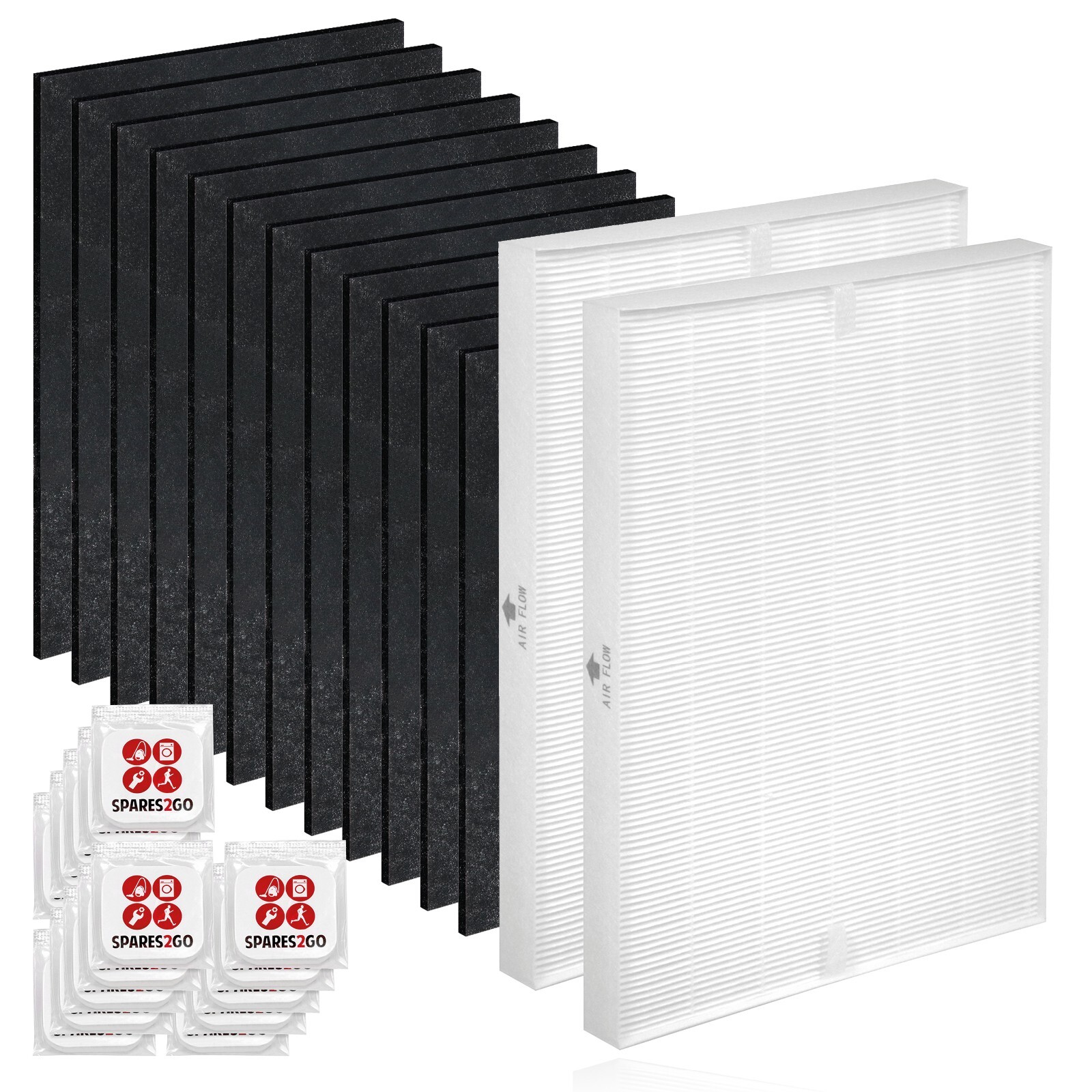 HEPA Carbon Filter for WINIX PlasmaWave 5300 6300 P300 Purifier x 2 + Fresheners