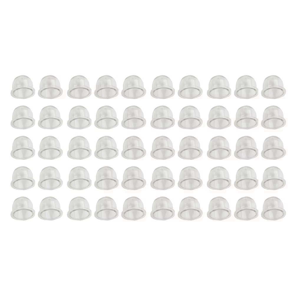 3X(50 Pcs 22mm Transparent Carburetor Primer Bulb Oil for Chainsaw9579