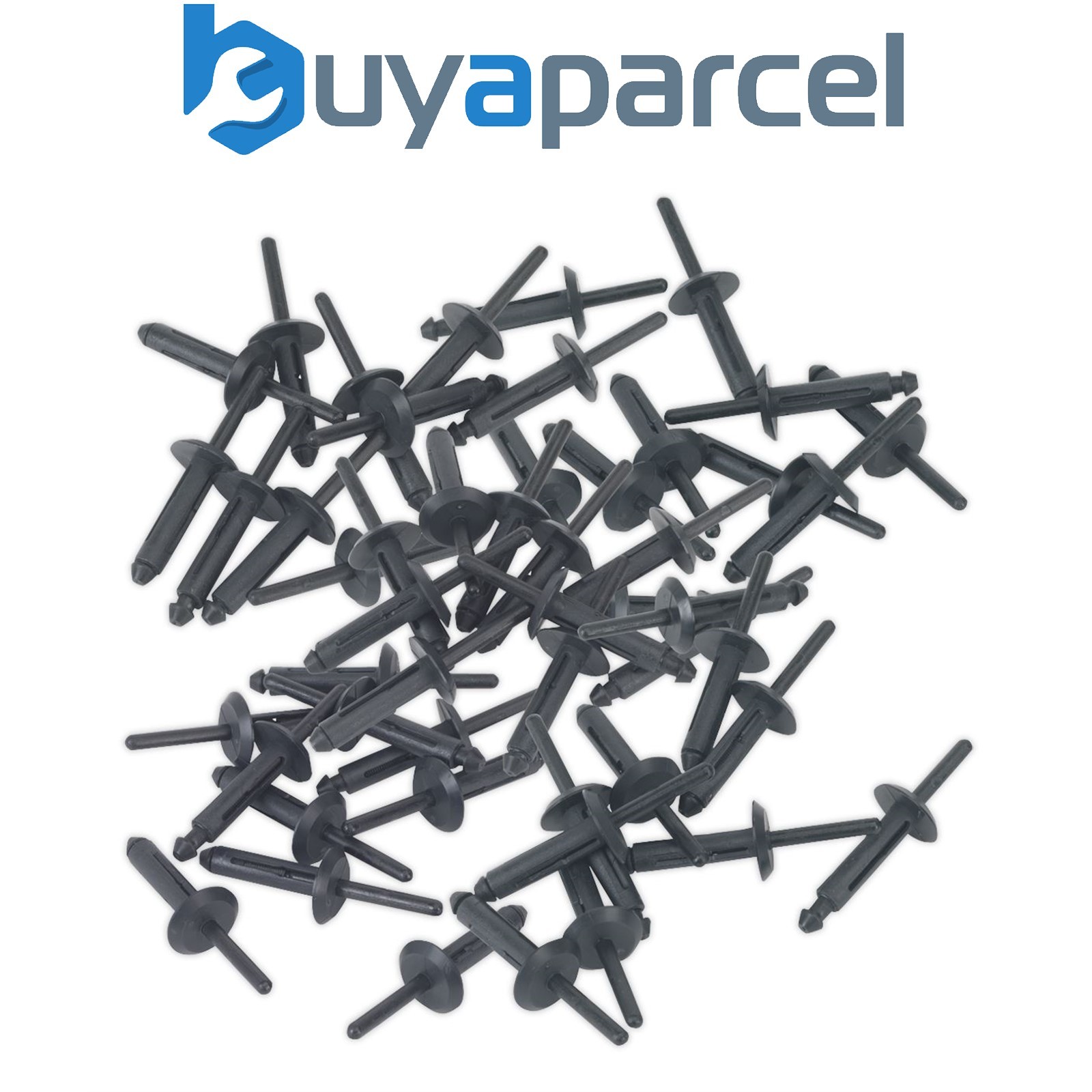 Sealey PR002 Plastic Rivet 6.3 x 25.2mm - Pack of 50