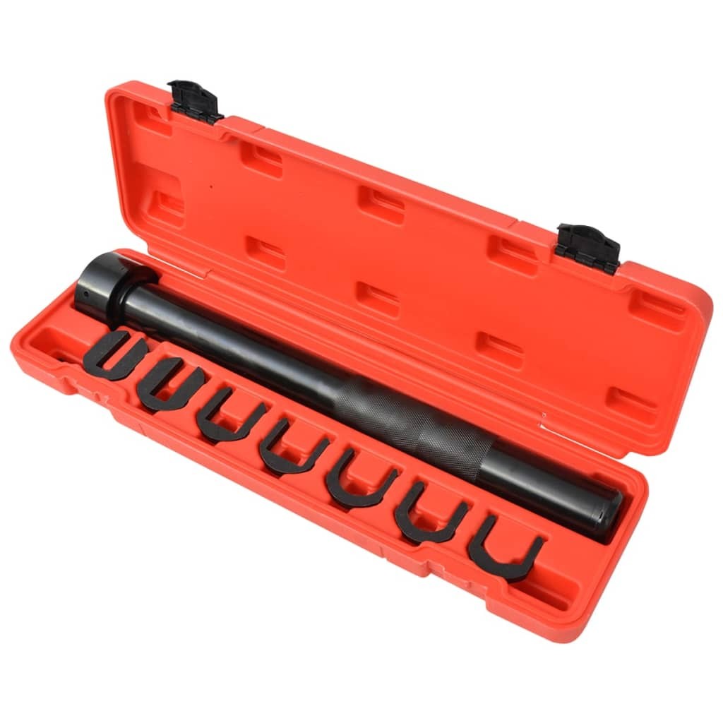 Eight Piece Inner Tie Rod End Installer/Remover Tool Set Box Garage Car vidaXL