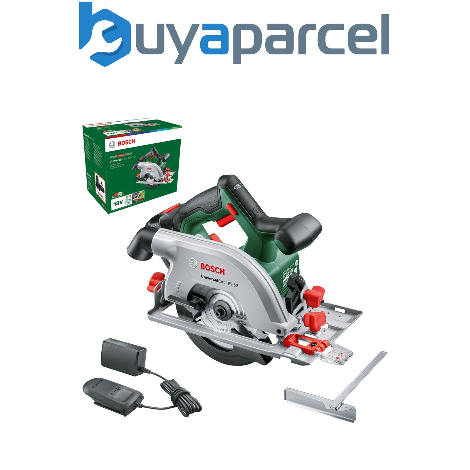 Bosch Cordless Circular Saw UniversalCirc 18V-53 Carton box 06033B1470