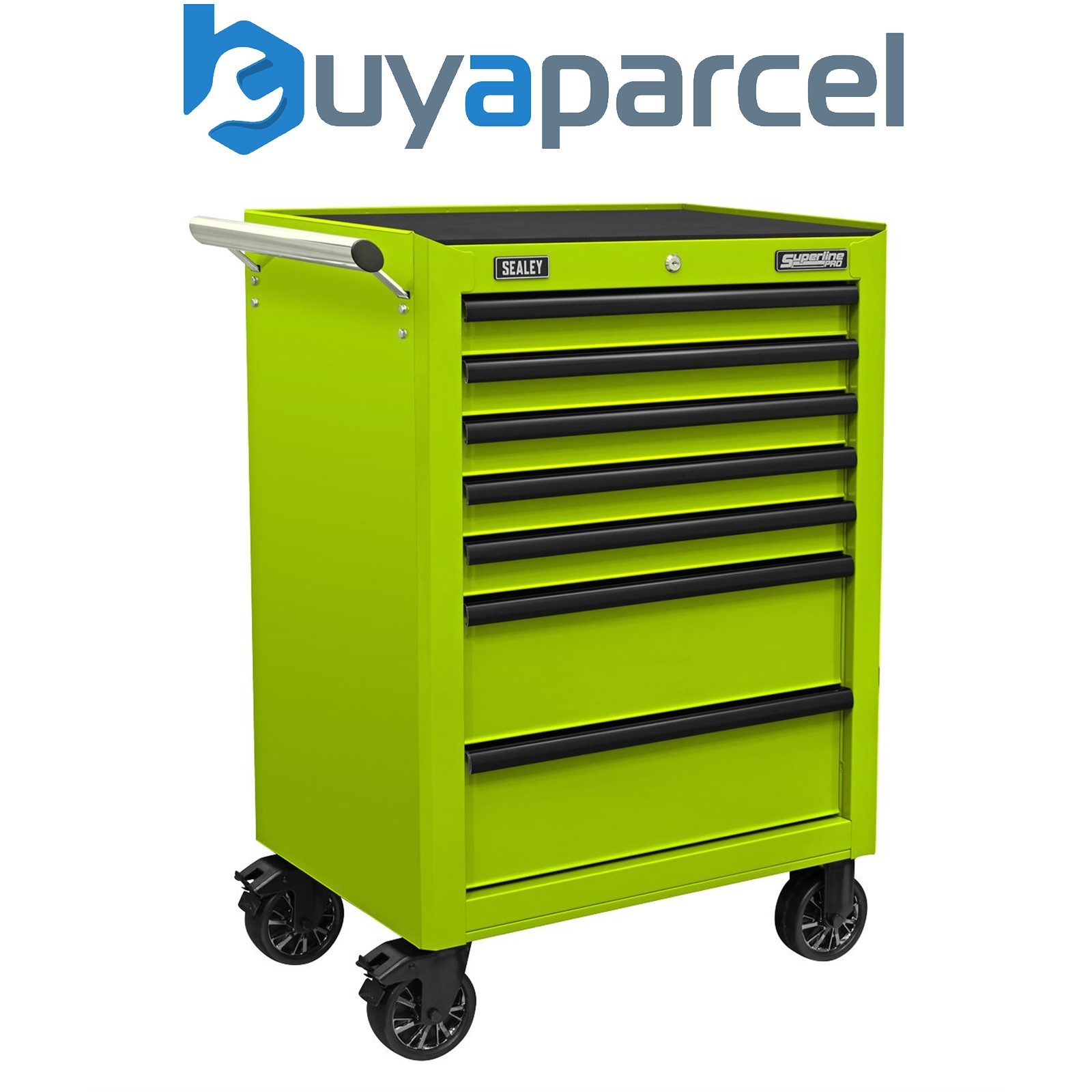 Sealey AP26479THV Superline PRO&reg; Rollcab 7 Drawer - Green/Black