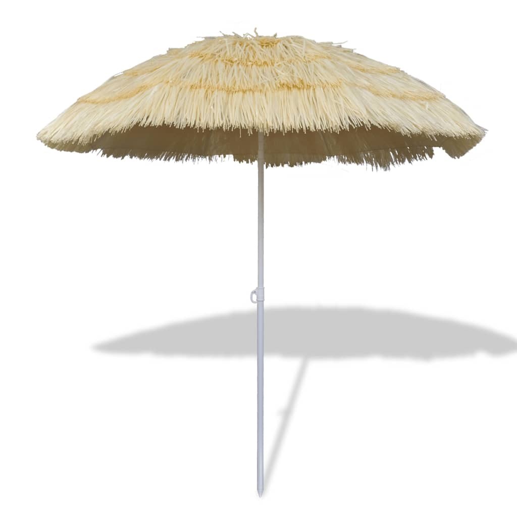 Tilt Beach Parasol Hawaii Style Outdoor Umbrella Sun Shelter Canopy vidaXL
