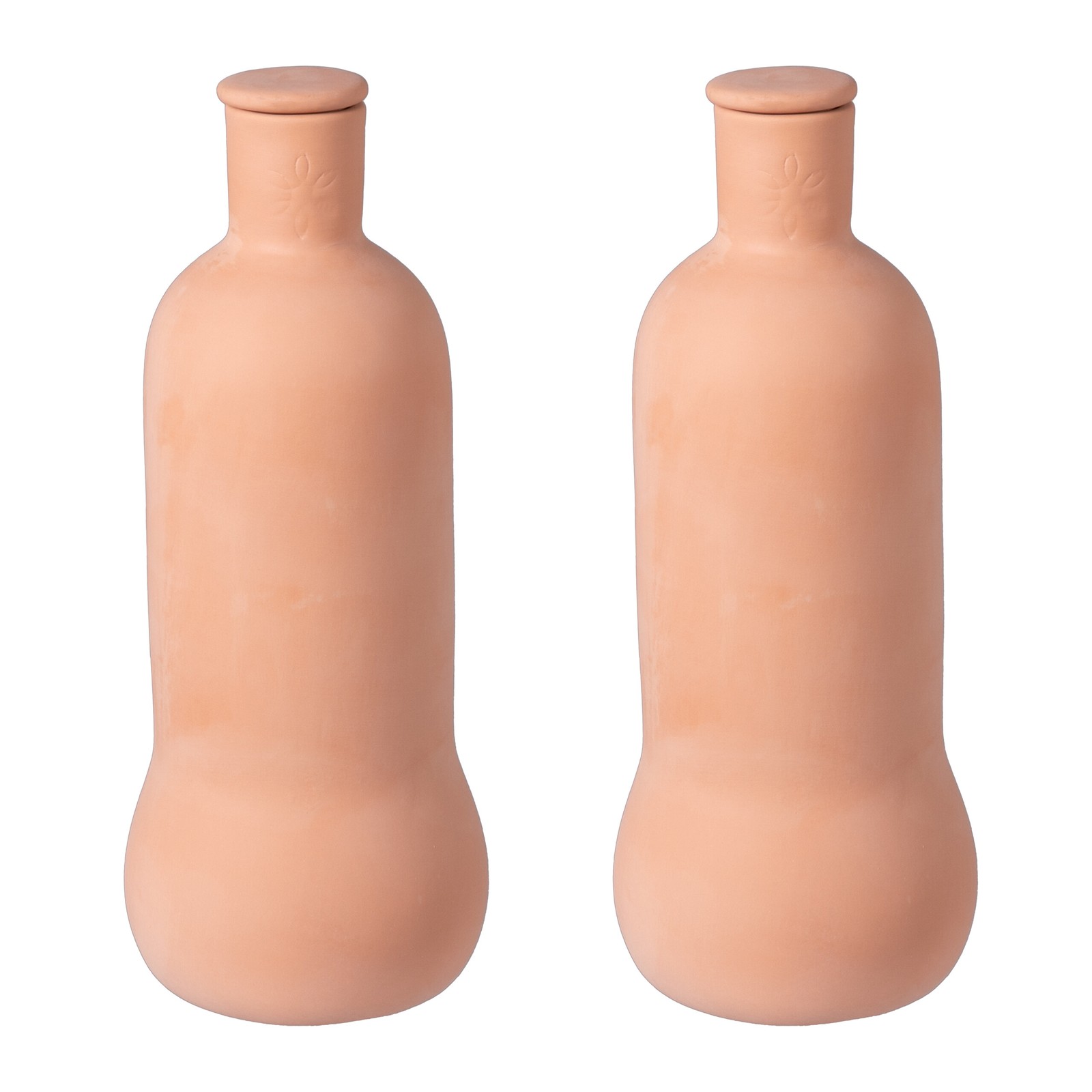 Ollas watering vessels Flower watering Watering aid Terracotta pots Set of 2