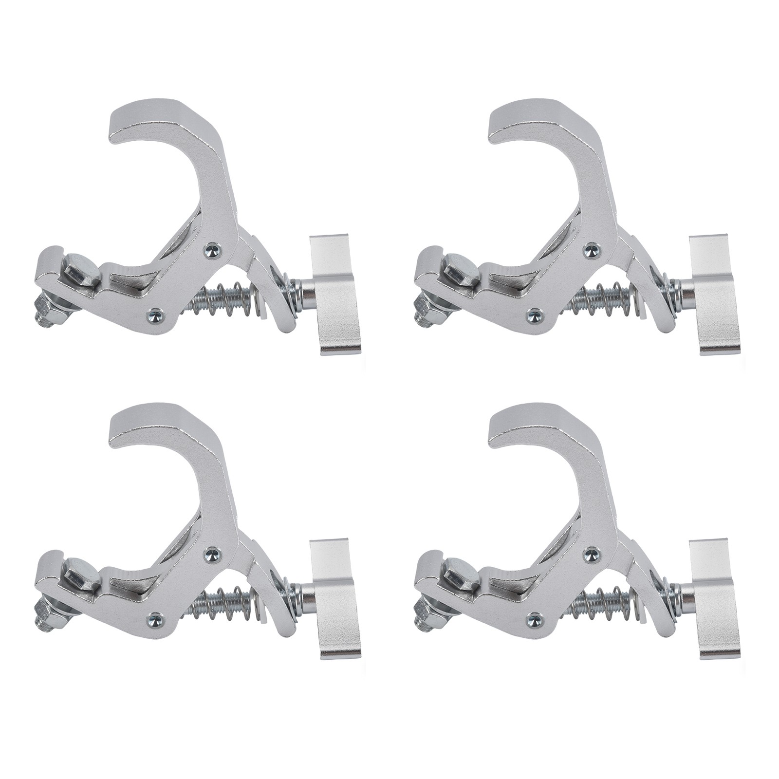 4Packstage Lighting Clip Hook, Aluminum Alloy Professional Rack Clamp, for5475