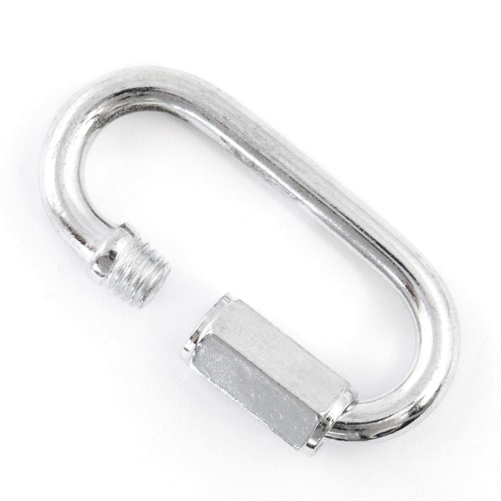 10 x 10 mm Oval Locking Carabiner Quick Link Chain Connector Keychain Buckle