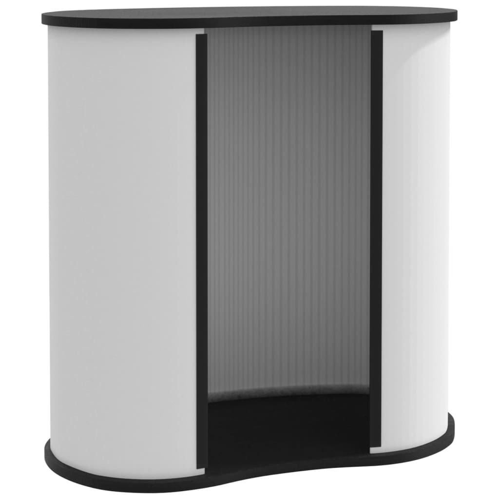 Trade Show Counter Foldable Exhibition Table Stand Engineered Wood vidaXL