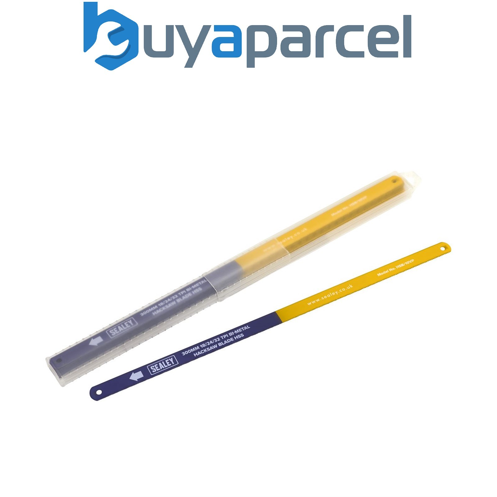 Sealey HSB/10VP Bi-Metal Hacksaw Blade 18/24/32tpi Vari-Pitch 300mm - Pack of 10