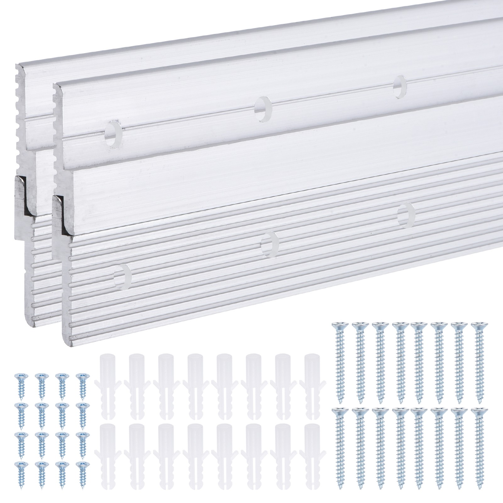 2 Pairs French Cleat Picture Hanger 18" Z Clip Interlocking Wall Mount Bracket