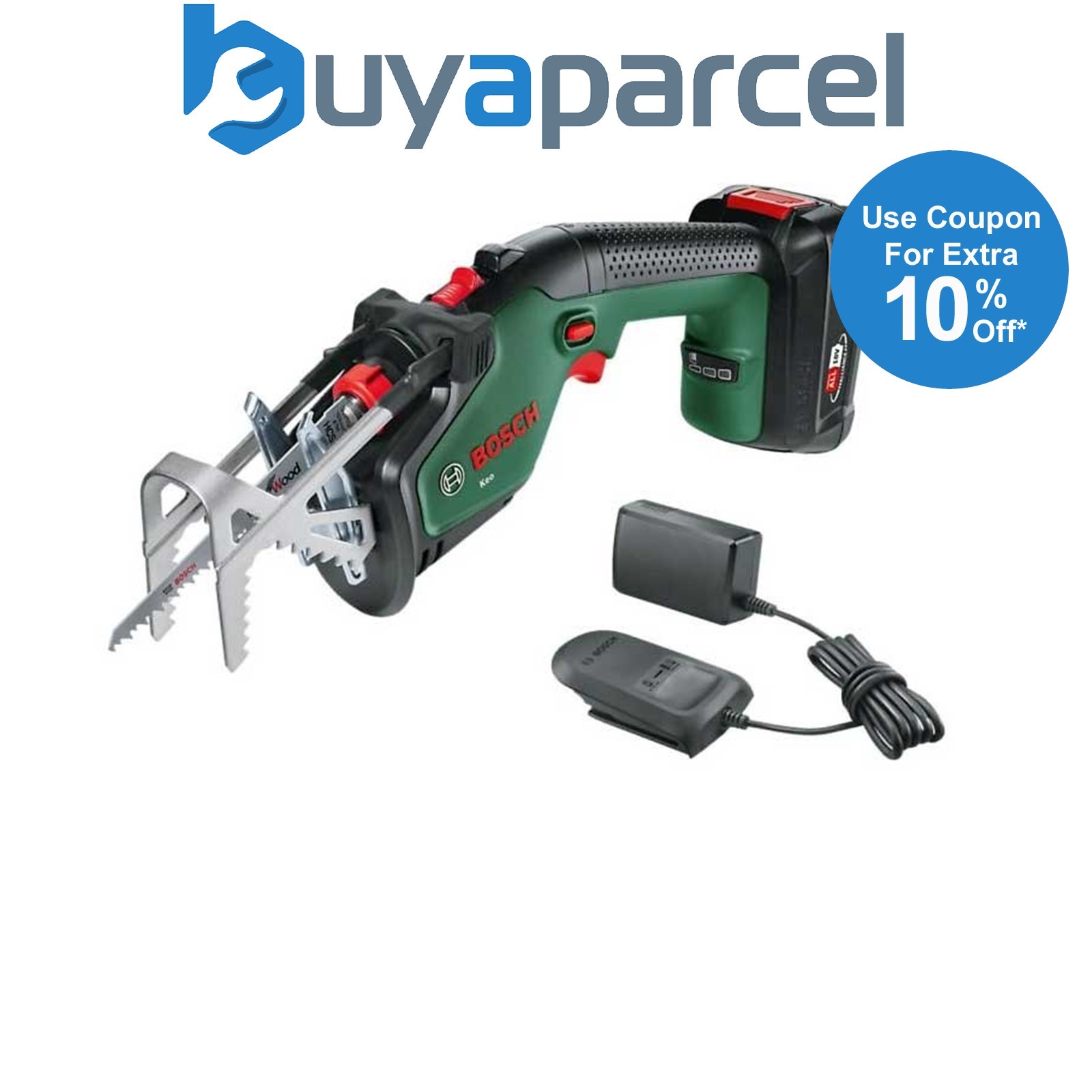 Bosch Keo Garden Recip Pruning Multi Saw 18v Li-Ion & Battery & Charger