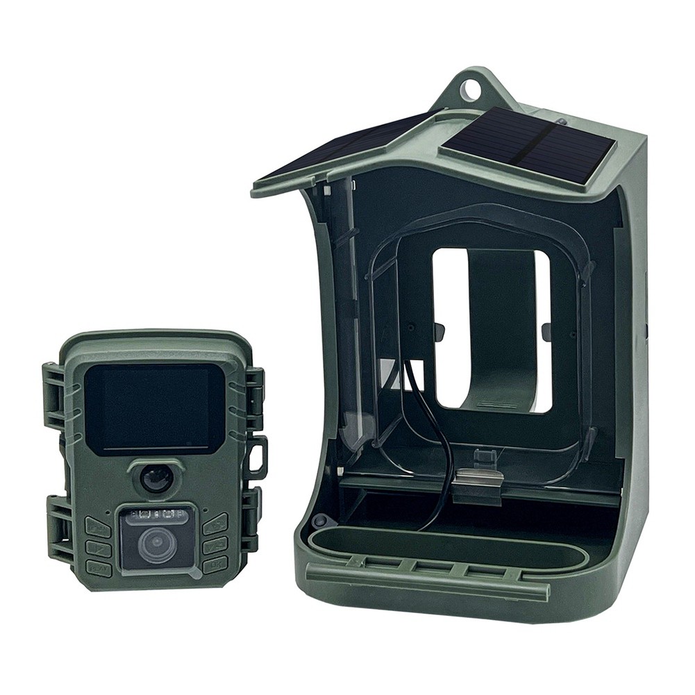 Bird Feeder Camera with Solar Panel 1080P WIFI Bird Watching Camera Auto8431