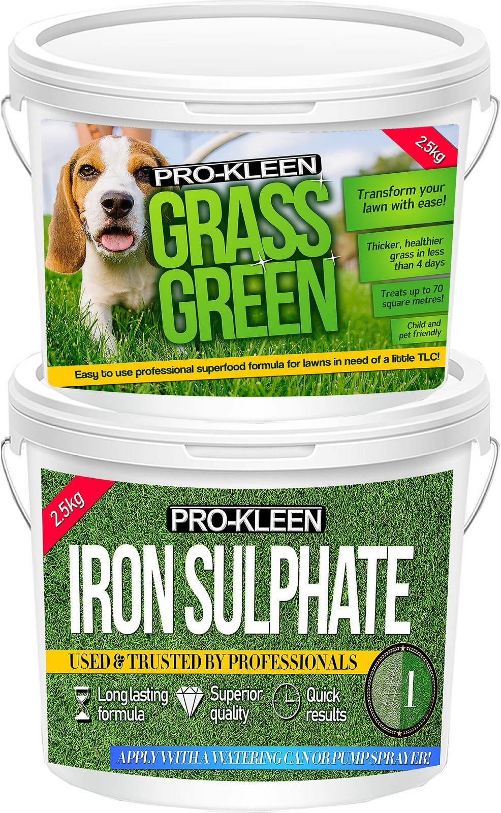 Moss Remover And Lawn Feed Turf Harding And Growth Grass Green Fertilising Feed