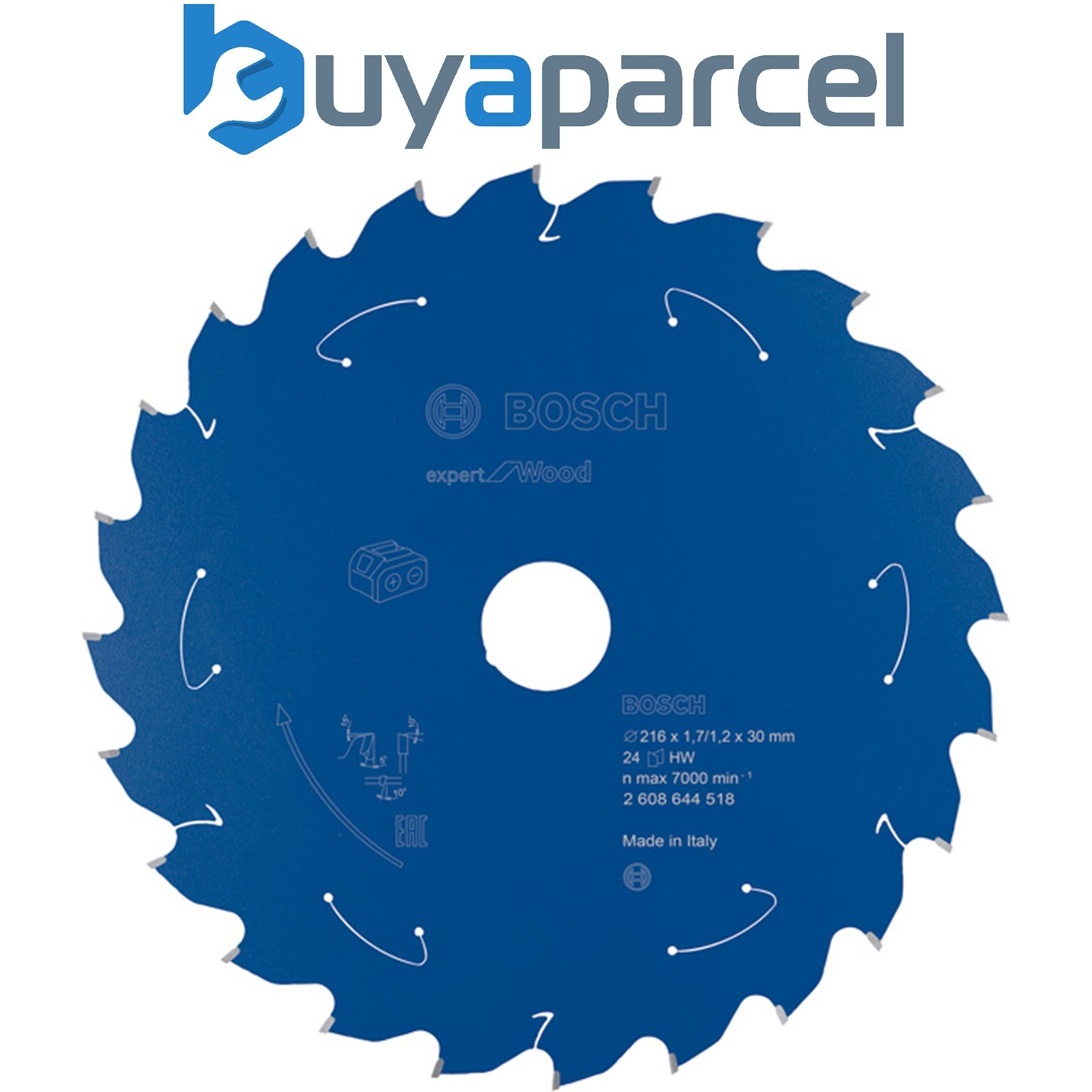 Bosch Expert Wood Circular Saw Blade Cordless Saws 216x1.7/1.2x30 T24 2608644518