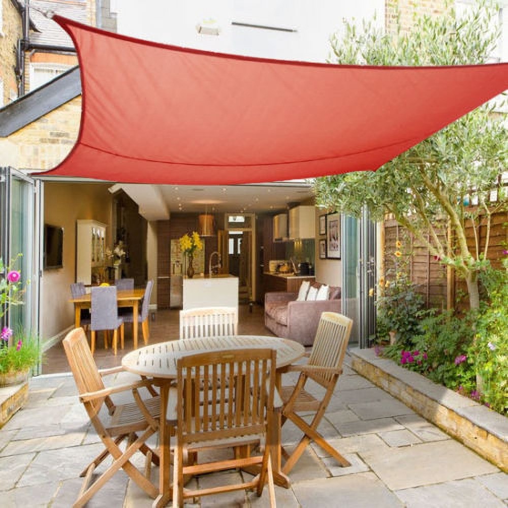 3m x 3m Sun Shade Sail Garden Canopy Awning Screen 98% UV Block Terracotta
