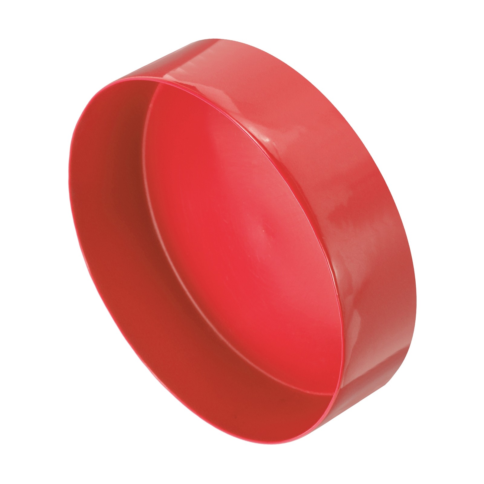 4pcs Rubber End Caps 200mm(7.9 inch) ID Screw Thread Protectors Red