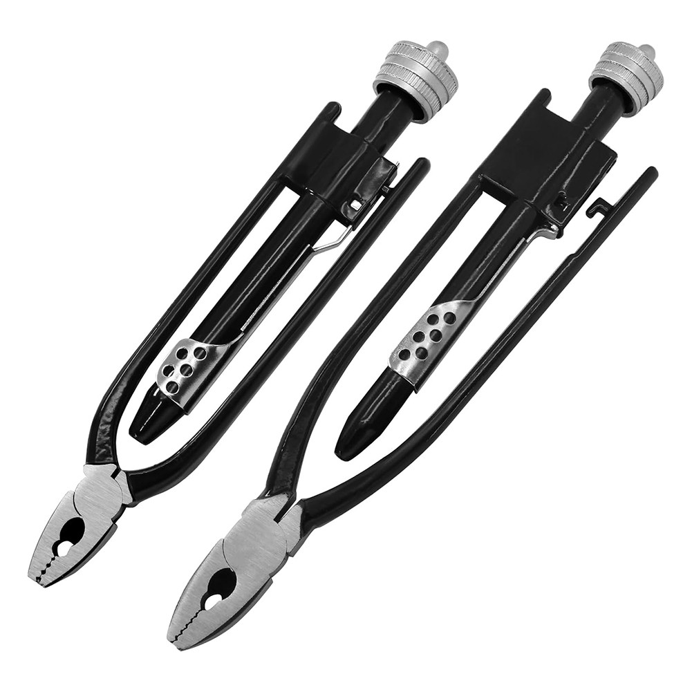 2 Pieces Safety Wire Pliers Set, 9 Inch & 6 Inch Chrome Steel3255