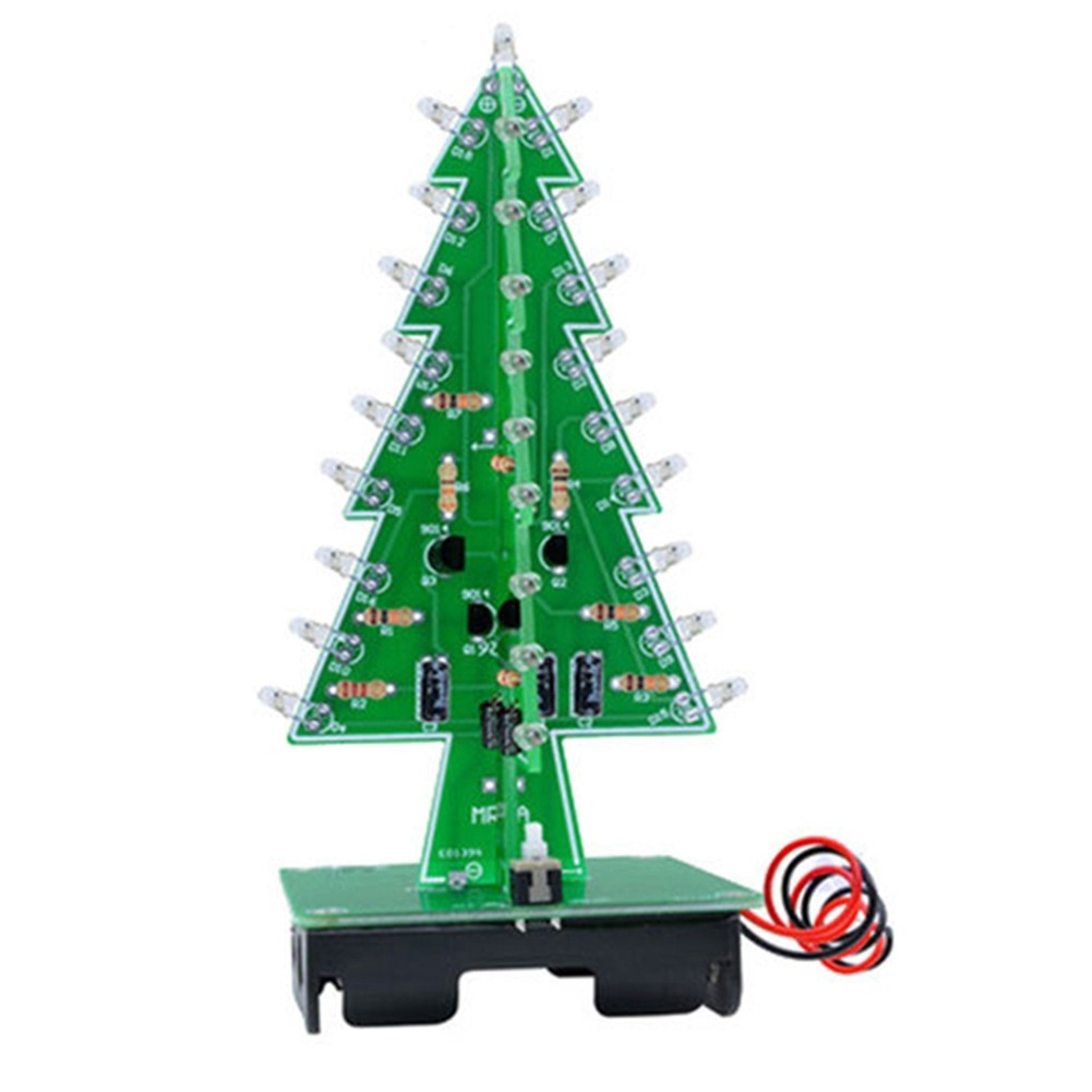 6X(DIY Christmas Tree LED Kit - Flashing Lights Circuit Kit for Festive2828