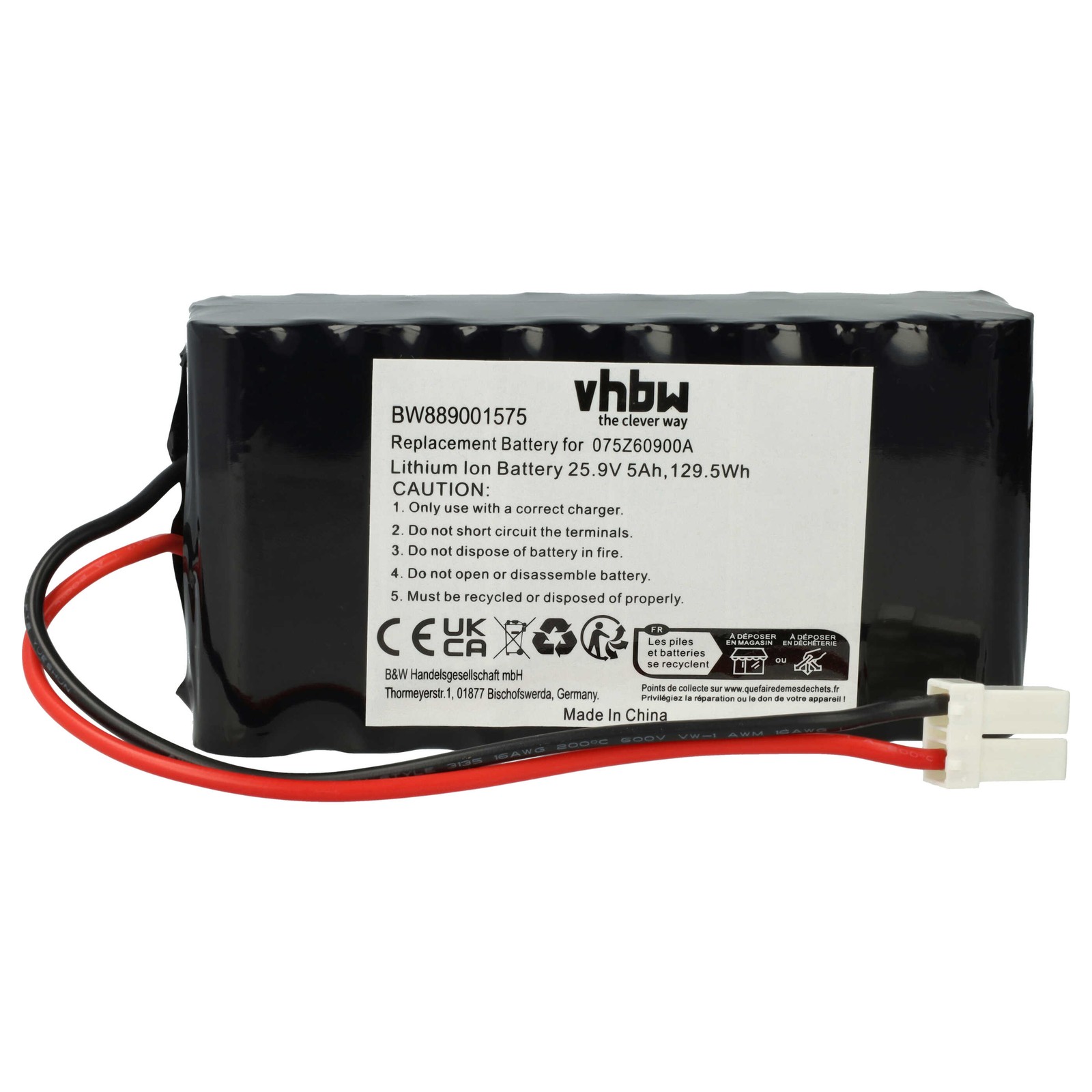 Battery for Ambrogio Twenty quad ZR Evo ZR Deluxe Elite Elite S+ 5000mAh 25.9V