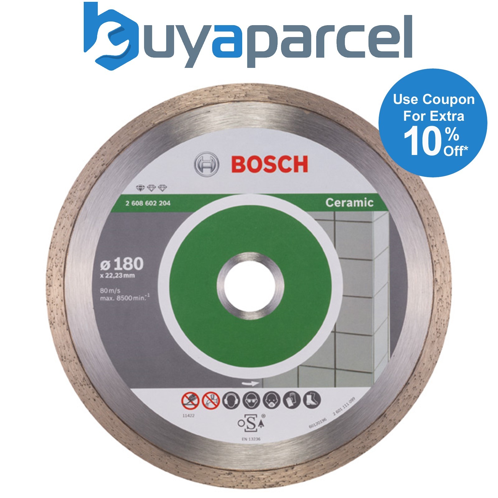 Bosch Diamond cutting discs Standard for Ceramic diamond cutting disc 2608602204