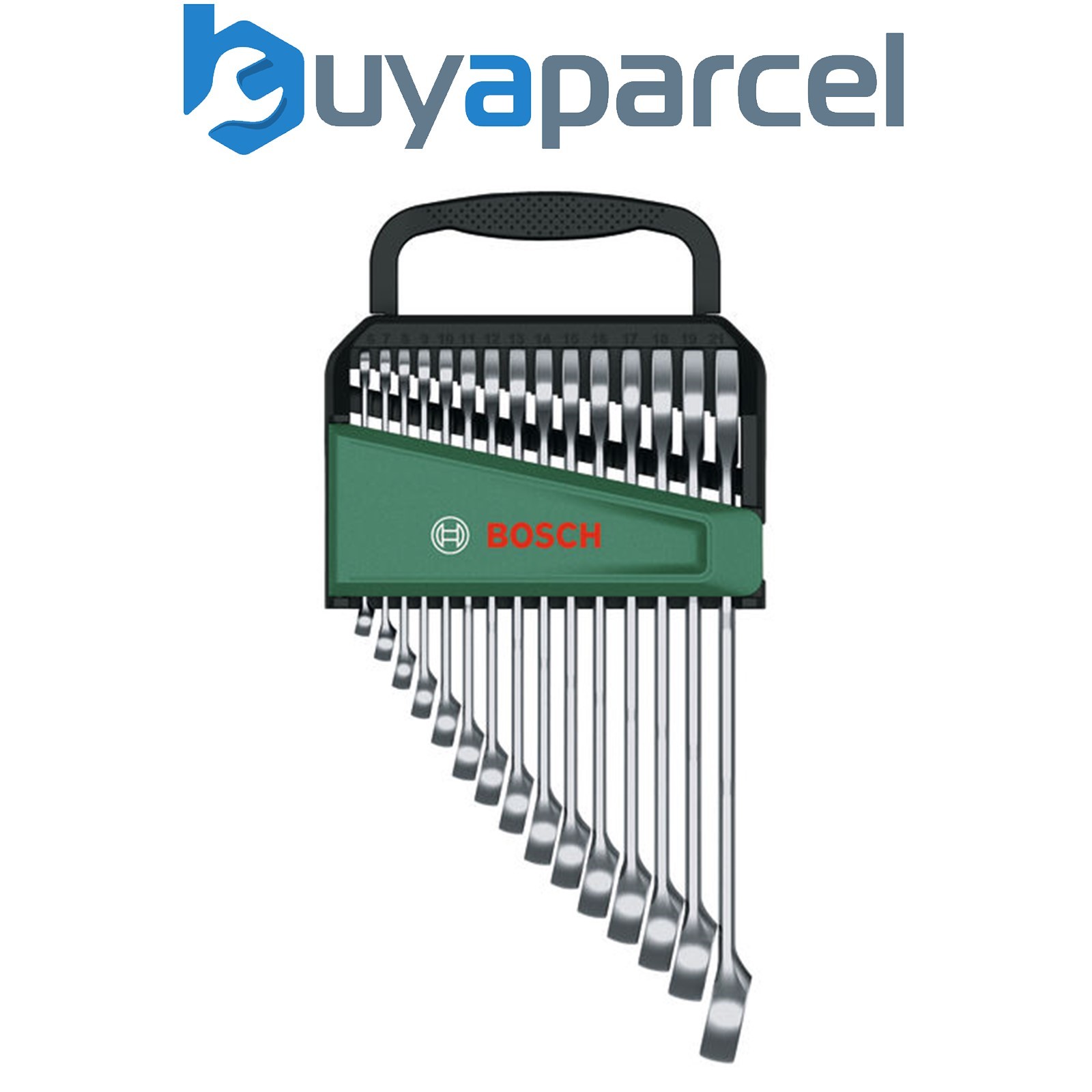 Bosch Hand Tools Combination Wrench Set 15-Piece 1600A02Z9E