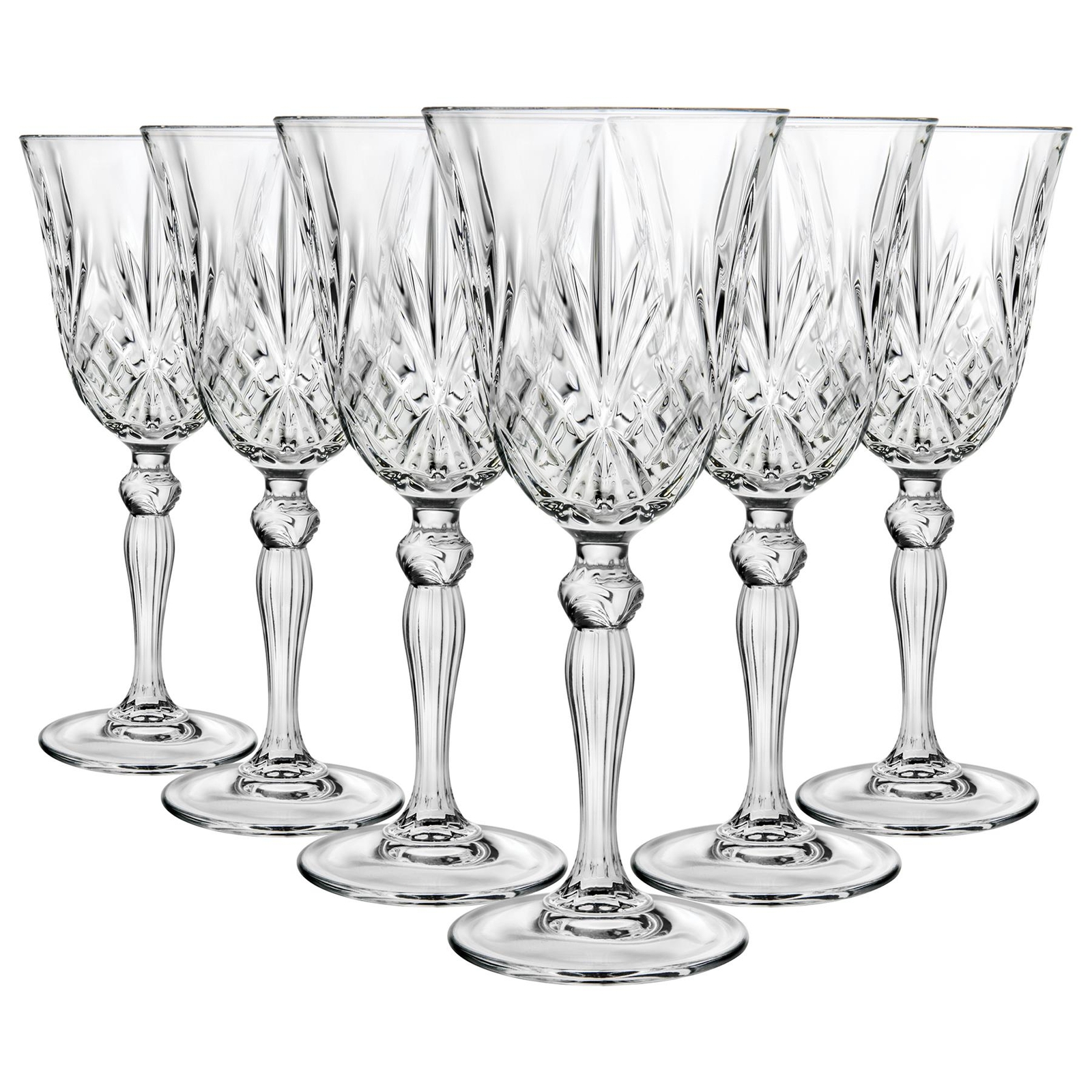 6x RCR Crystal 270ml Melodia Red Wine Glasses Party Cocktail Drinking Glass Set