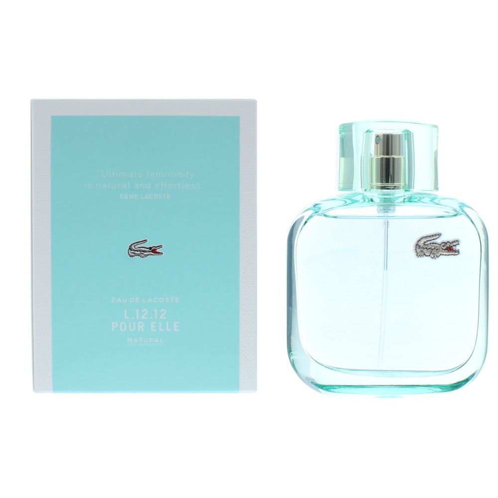 Eau de Lacoste L.12.12 Pour Elle Natural EDT 90ml Spray For Her - Damaged Box