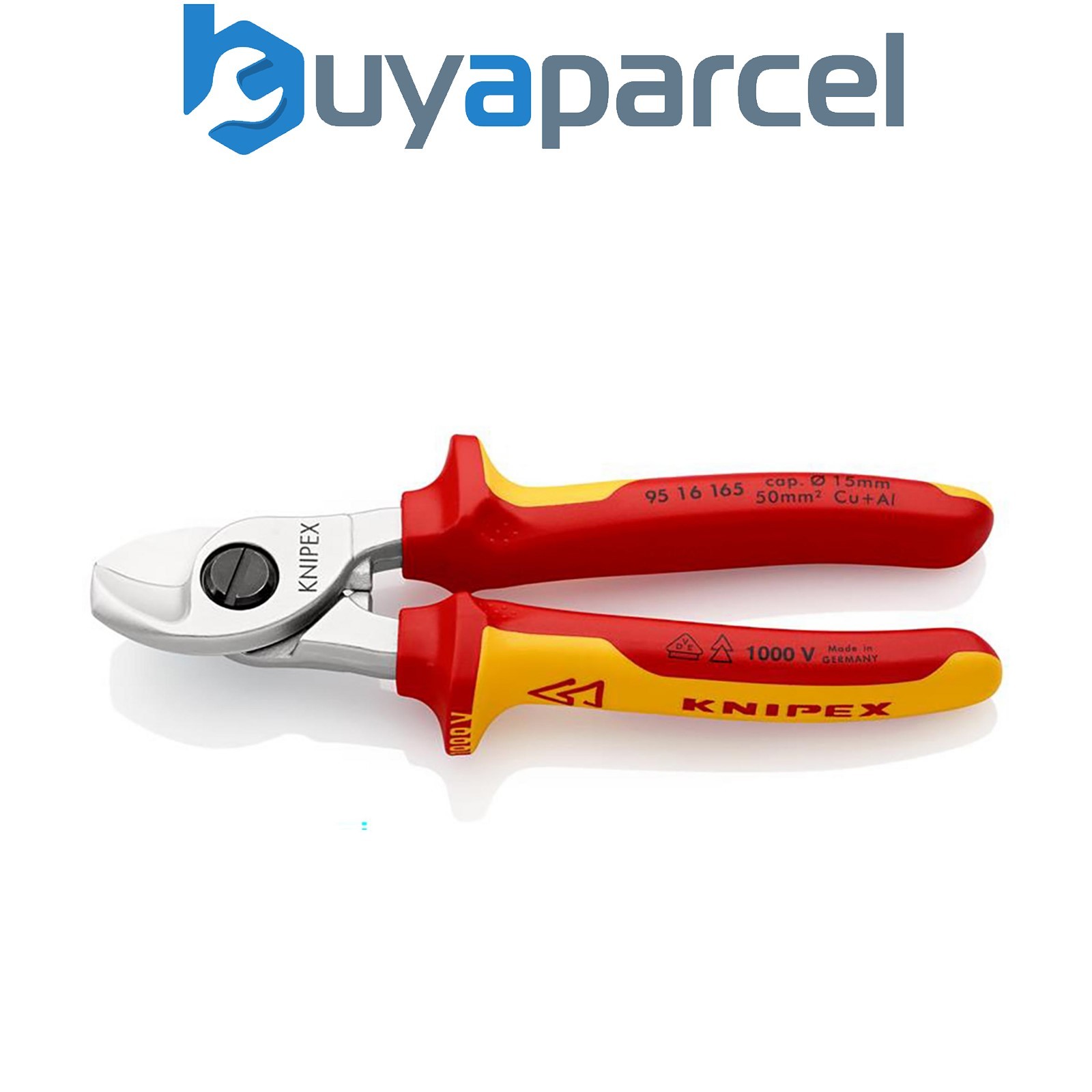 Draper 34058 KNIPEX 95 16 165 SB VDE Cable Shears, 165mm