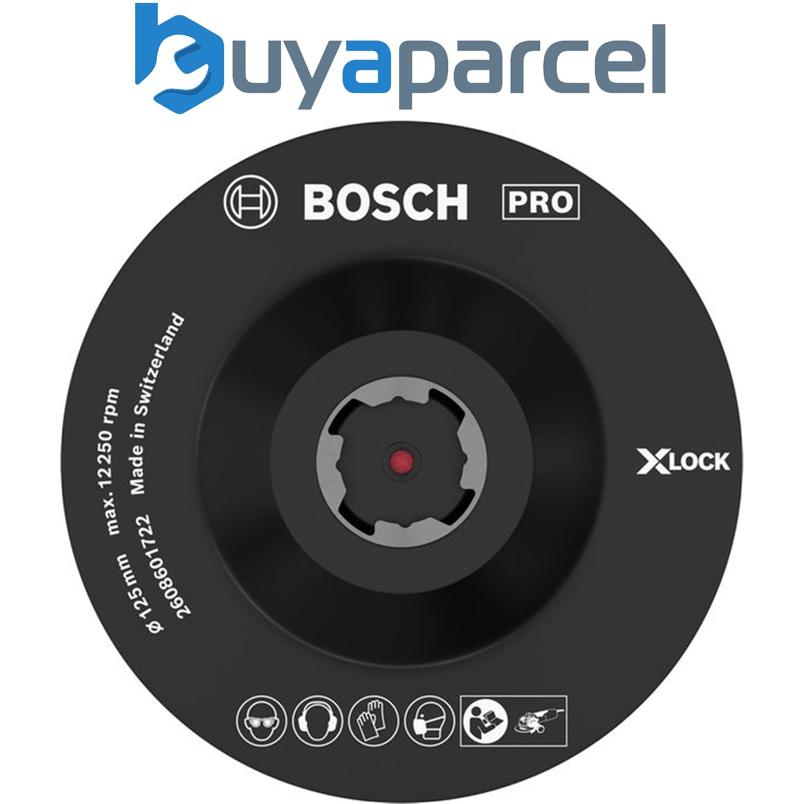Bosch cutting/grinding PRO Backing Pad X-Lock 125 mm Hook-and-Loop 2608601722