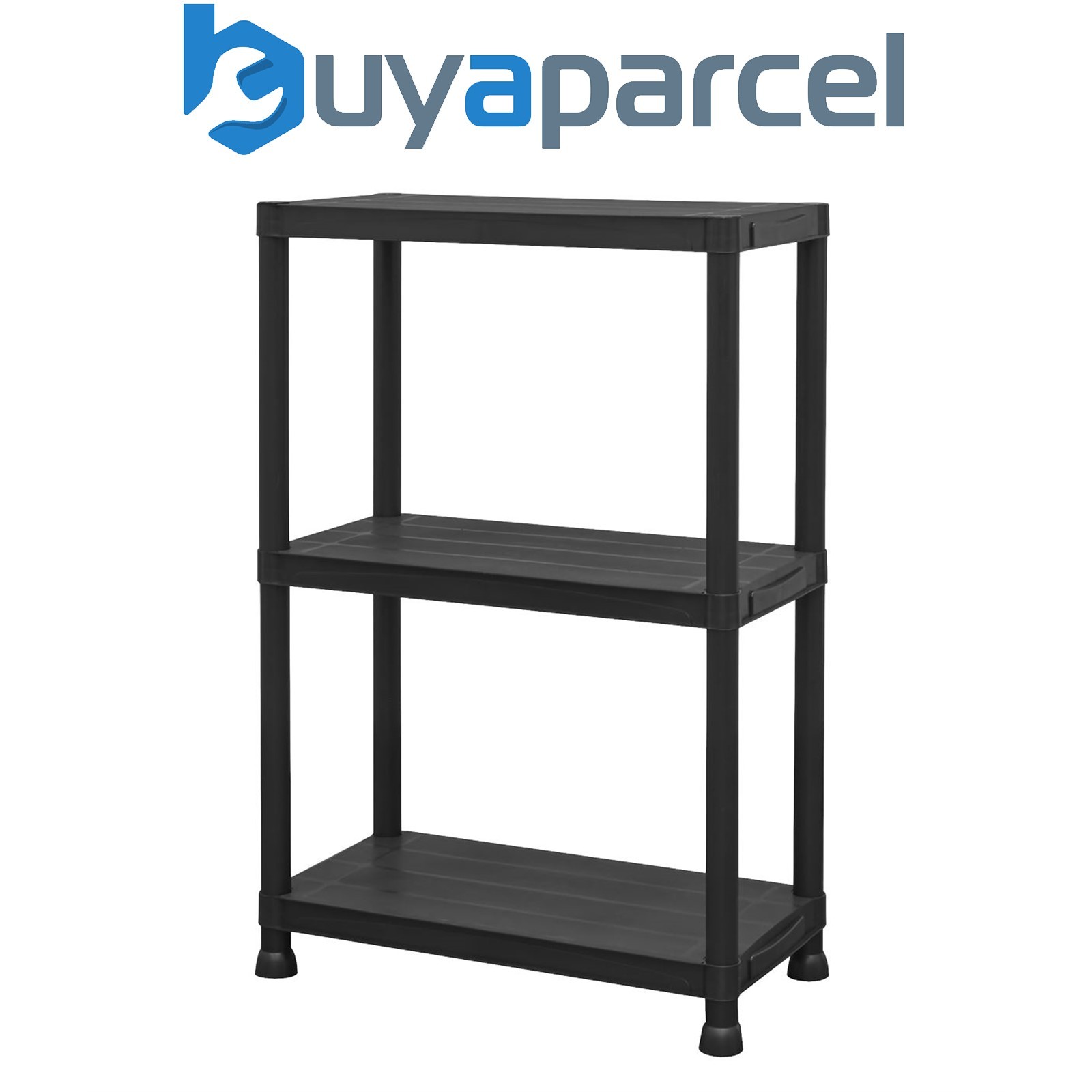 Sealey APPR3 Plastic Racking Unit with 3 Shelves 25kg Capacity Per Level